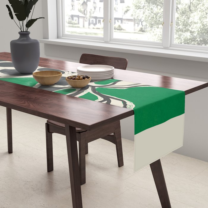 Abstract Botany 4 Table Runner Gallery Image 2