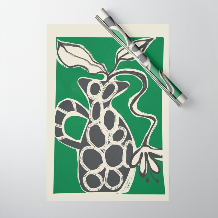 Abstract Botany 4 Wrapping Paper Gallery Image 1