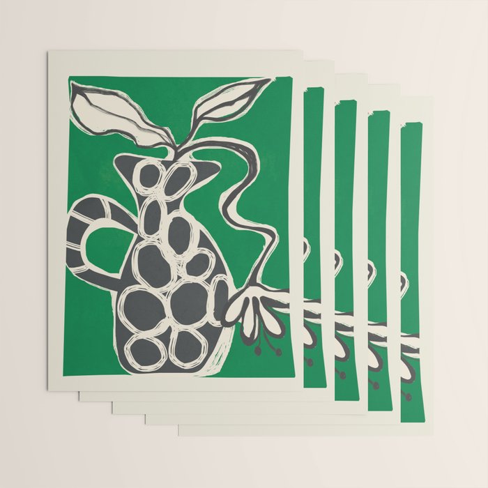 Abstract Botany 4 Wrapping Paper Gallery Image 3