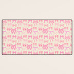 Pink Bows Desk Mat Gallery Image 3