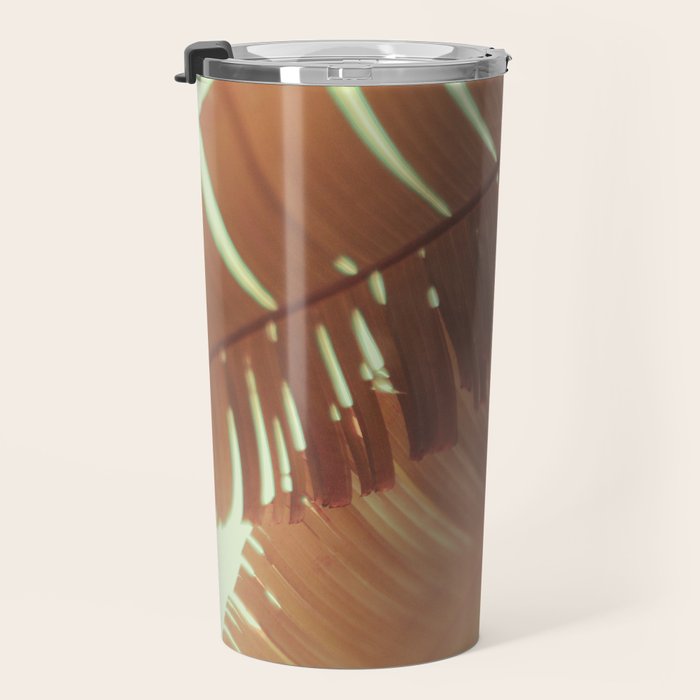 Sunset Banana Leaves II Travel Mug Gallery Image 3