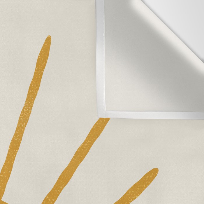 Sunset Lines - Gold Blue Wall Tapestry Gallery Image 3