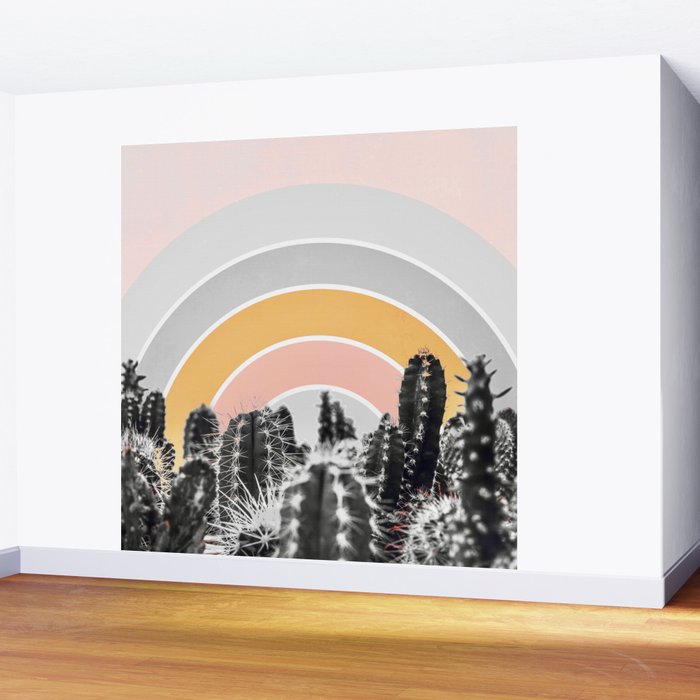 Desert rainbow Wall Mural Gallery Image 2
