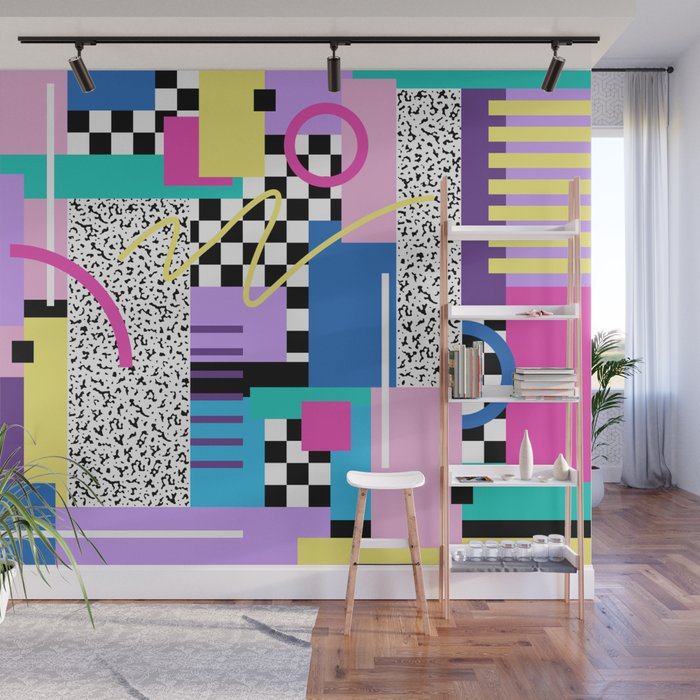 Memphis pattern 118 - 80s / 90s Retro Wall Mural Gallery Image 1