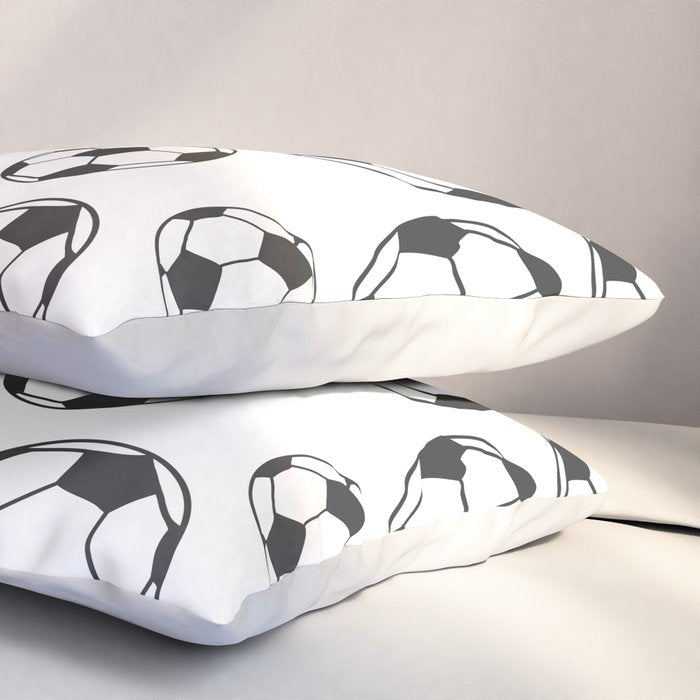 Soccer Balls Pillow Sham Gallery Image 3