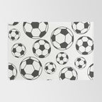 Soccer Balls Rug Gallery Image 2