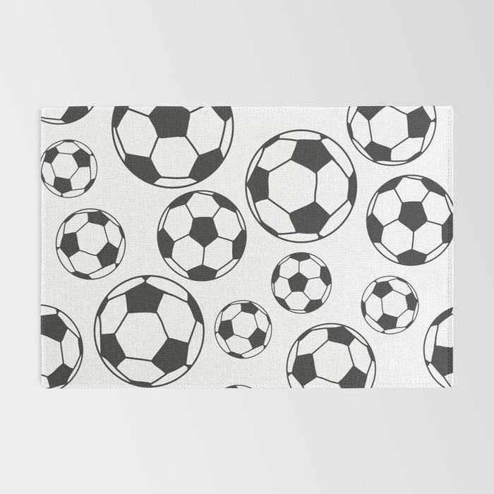 Soccer Balls Rug Gallery Image 2