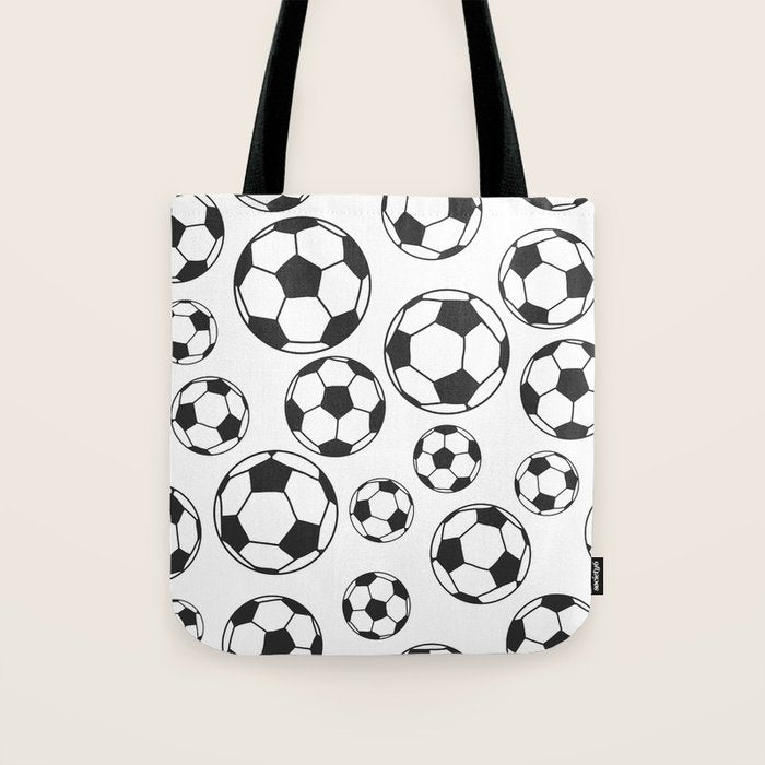 Soccer Balls Tote Bag Gallery Image 1