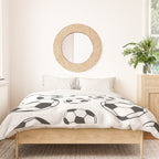 Soccer Balls Duvet Cover Gallery Image 3