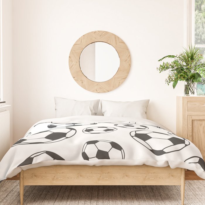 Soccer Balls Duvet Cover Gallery Image 3