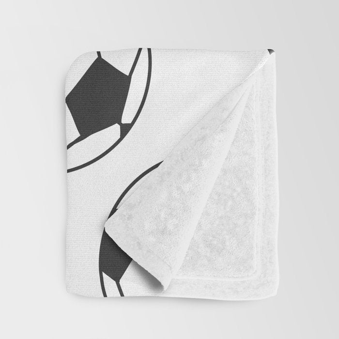 Soccer Balls Throw Blanket Gallery Image 3