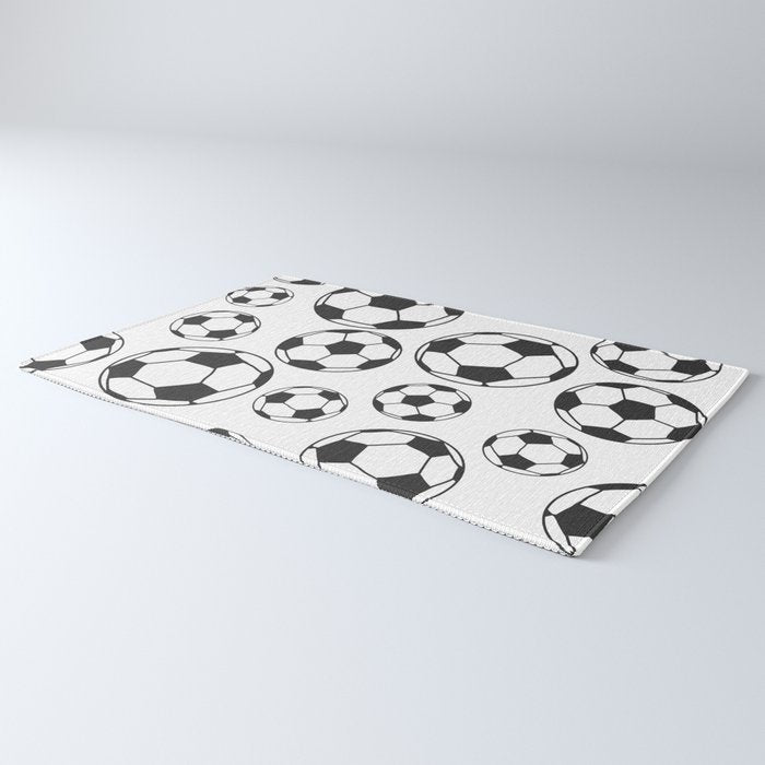 Soccer Balls Rug Gallery Image 3