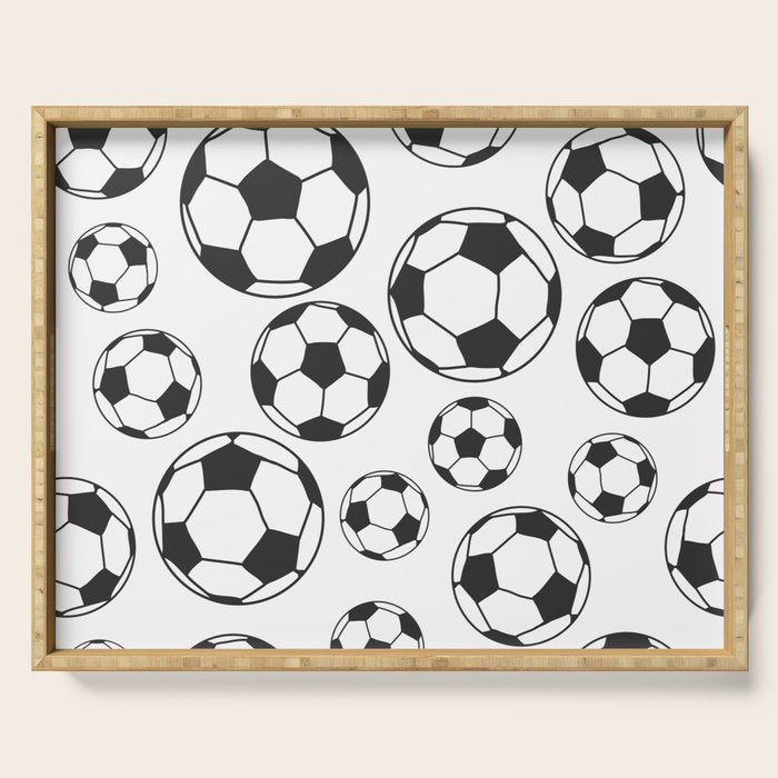Soccer Balls Serving Tray Gallery Image 1