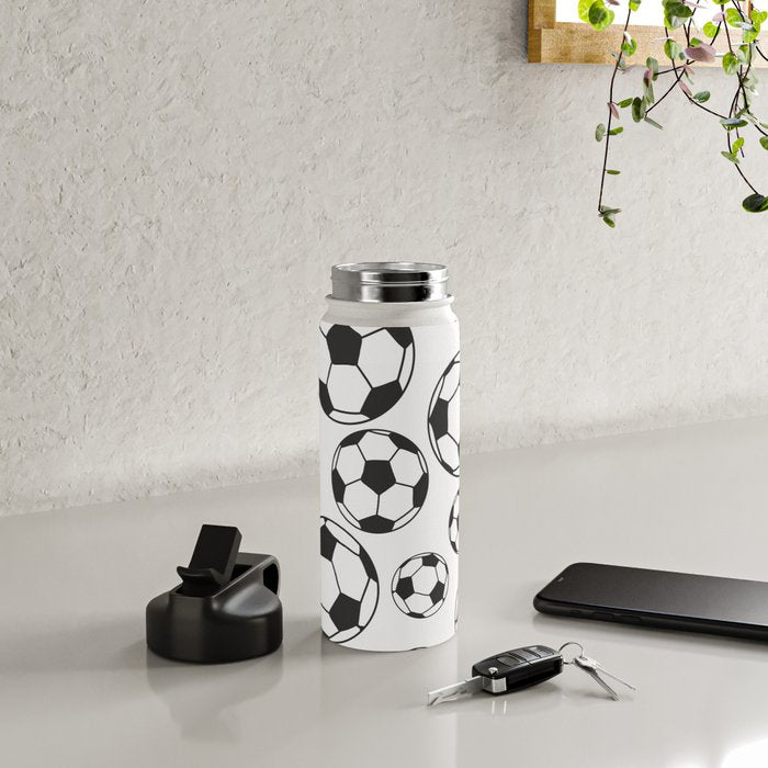 Soccer Balls Water Bottle Gallery Image 4