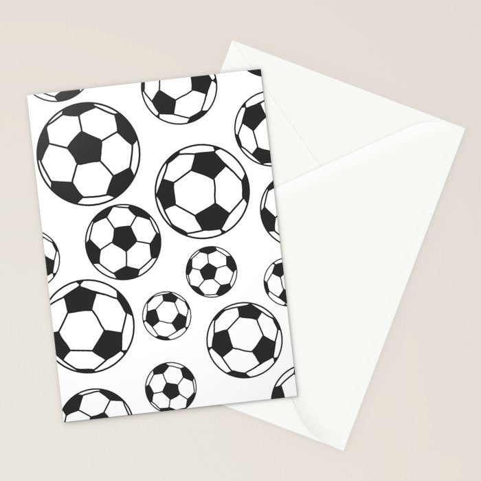 Soccer Balls Stationery Card Gallery Image 2