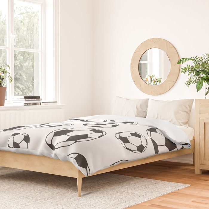 Soccer Balls Duvet Cover Gallery Image 2