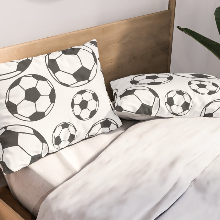 Soccer Balls Pillow Sham Gallery Image 2