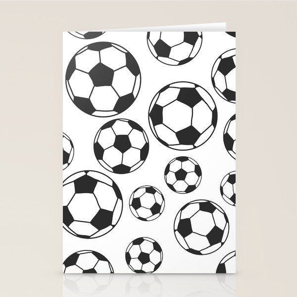 Soccer Balls Stationery Card Gallery Image 2