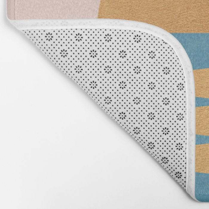 Sunrise Geometric - Midcentury Style Bath Mat Gallery Image 2