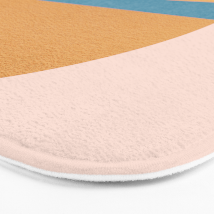 Sunrise Geometric - Midcentury Style Bath Mat Gallery Image 3