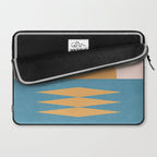 Sunrise Geometric - Midcentury Style Laptop Sleeve Gallery Image 2