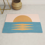 Sunrise Geometric - Midcentury Style Rug Gallery Image 1