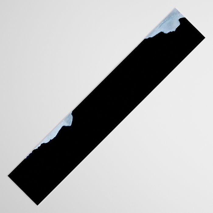 Minimalist wave crashing on a black sand beach in Iceland â Ocean Landscape Photography Table Runner Gallery Image 3