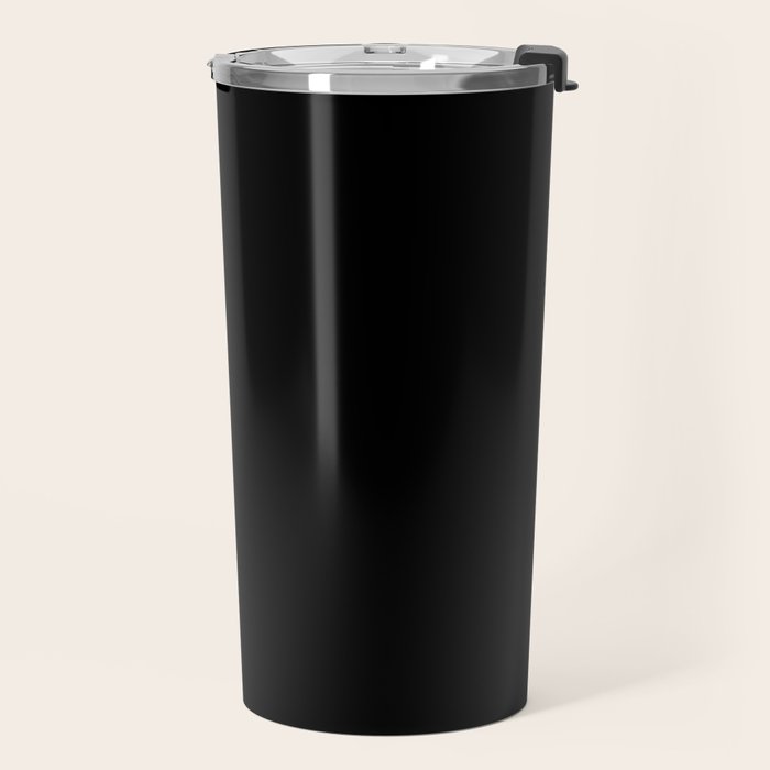 Minimalist wave crashing on a black sand beach in Iceland â Ocean Landscape Photography Travel Mug Gallery Image 2