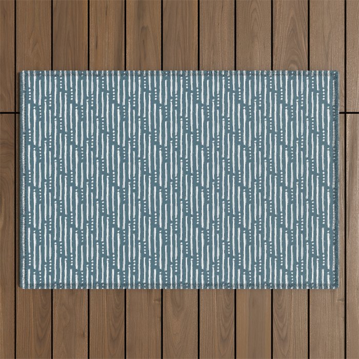 Lines in the Surf Outdoor Rug Gallery Image 1