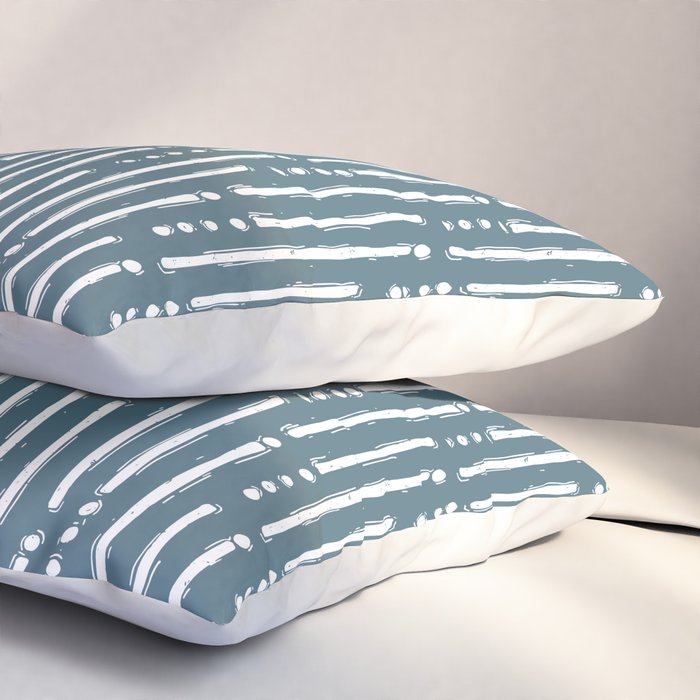Lines in the Surf Pillow Sham Gallery Image 3
