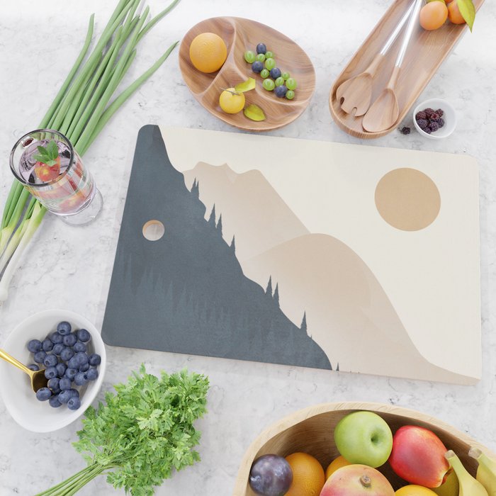 Minimalistic Landscape IV Cutting Board Gallery Image 2