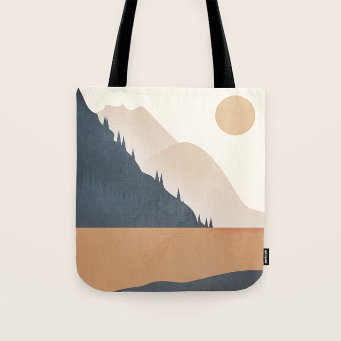 Minimalistic Landscape IV Tote Bag Gallery Image 1