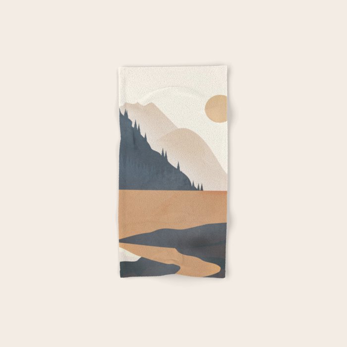 Minimalistic Landscape IV Bath Towel Gallery Image 1