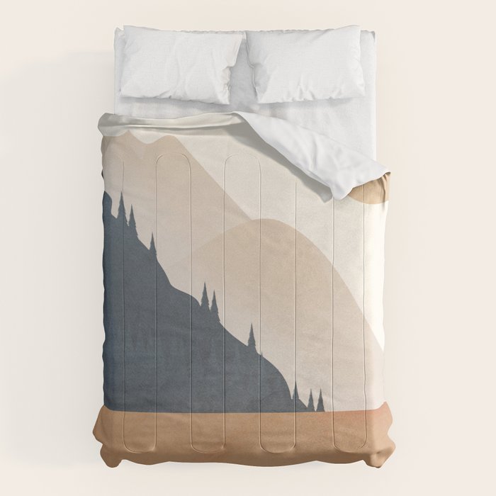 Minimalistic Landscape IV Comforter Gallery Image 1