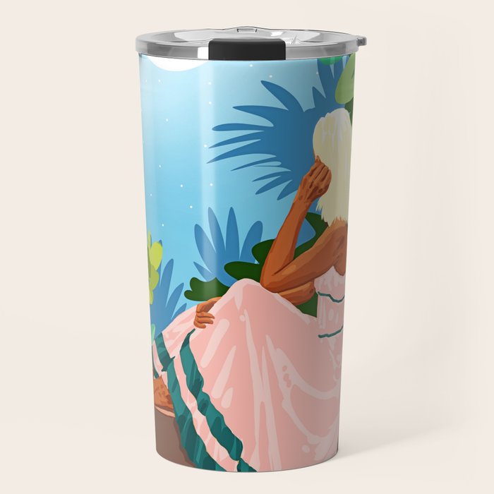 Forest Moon Bohemia Travel Mug Gallery Image 1