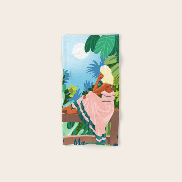 Forest Moon Bohemia Bath Towel Gallery Image 1