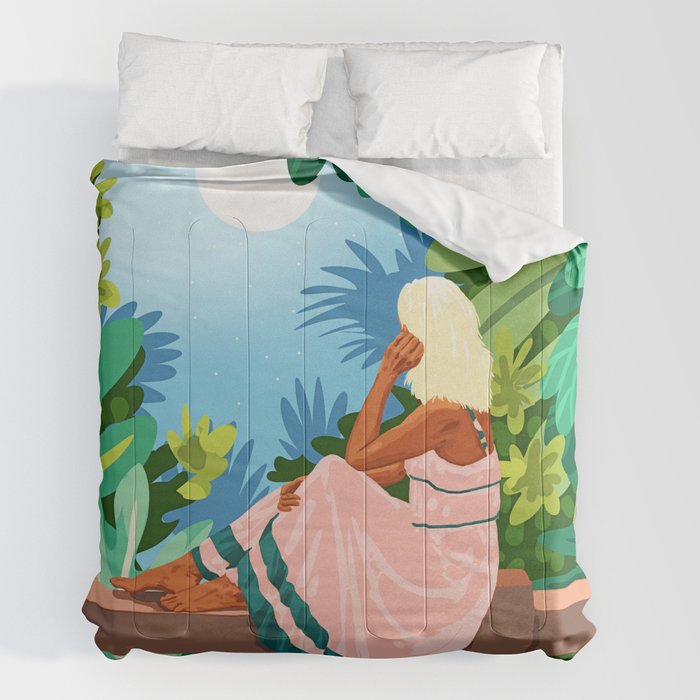 Forest Moon Bohemia Comforter Gallery Image 2