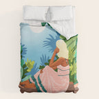 Forest Moon Bohemia Duvet Cover Gallery Image 6