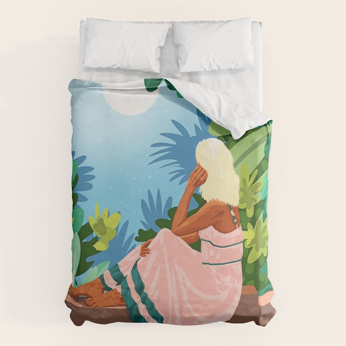 Forest Moon Bohemia Duvet Cover Gallery Image 6