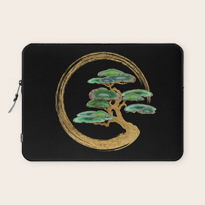 Zen Enzo Geode Bonsai Tree Laptop Sleeve Gallery Image 1