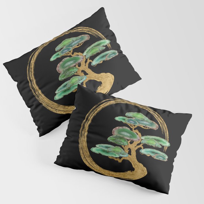 Zen Enzo Geode Bonsai Tree Pillow Sham Gallery Image 1