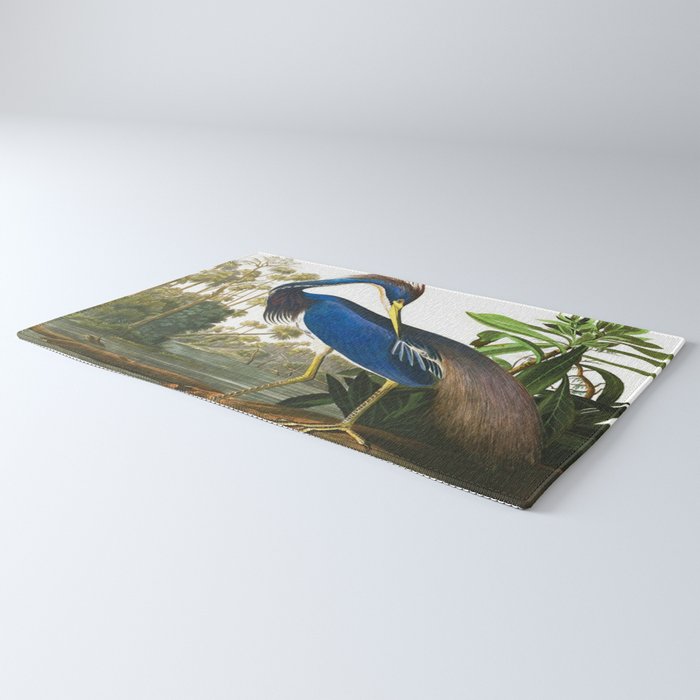 John James Audubon - Louisiana Heron Rug Gallery Image 3