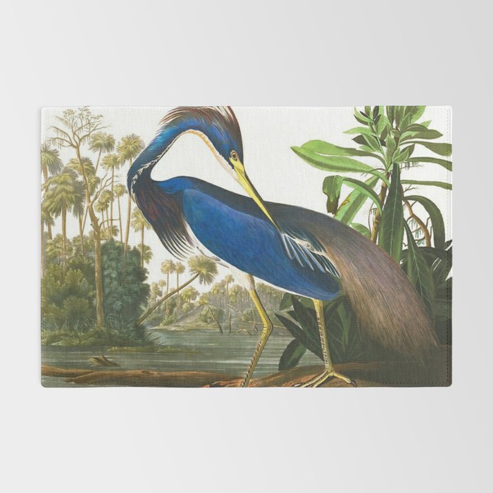 John James Audubon - Louisiana Heron Rug Gallery Image 2
