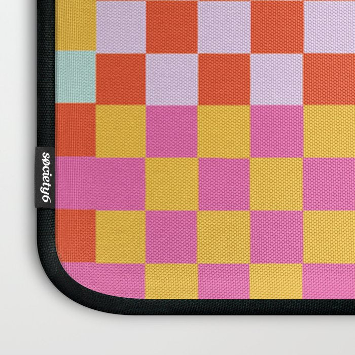 Happy patchwork Laptop Sleeve Gallery Image 3