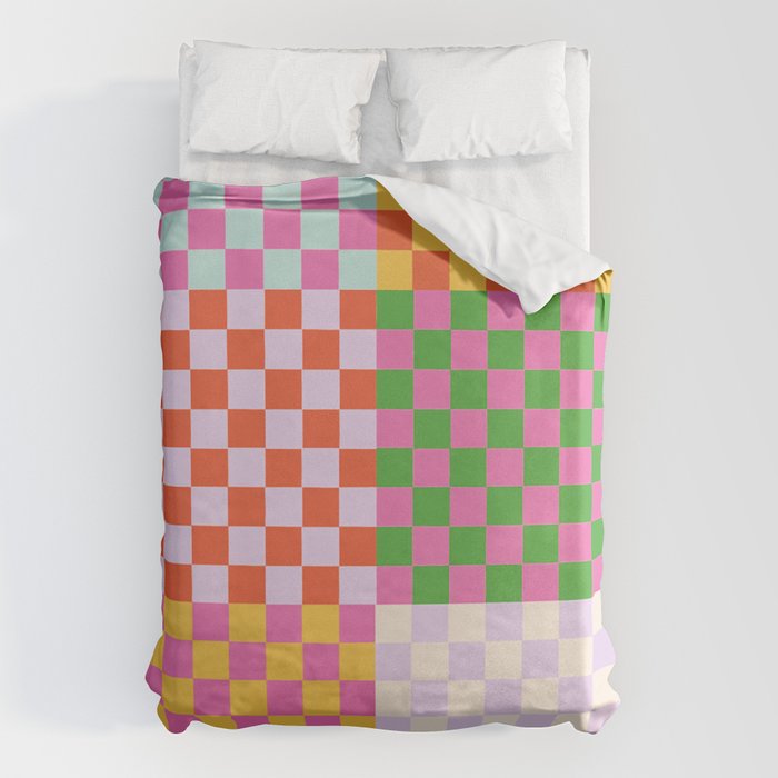 Happy patchwork Duvet Cover Gallery Image 1