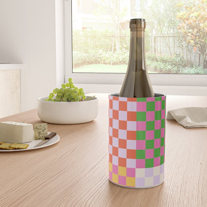 Happy patchwork Wine Chiller Gallery Image 4