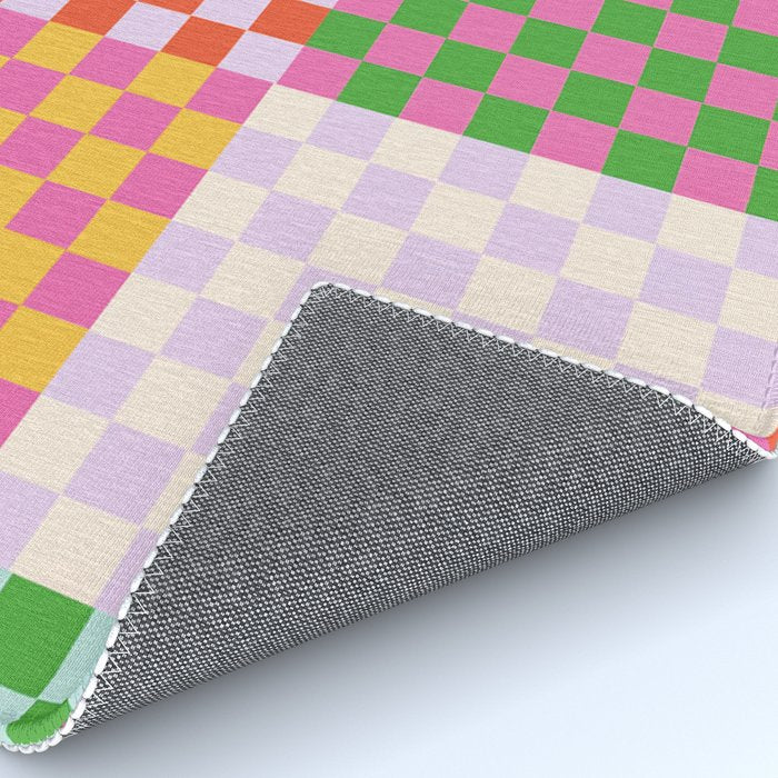 Happy patchwork Rug Gallery Image 4