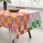 Happy patchwork Tablecloth Gallery Image 3