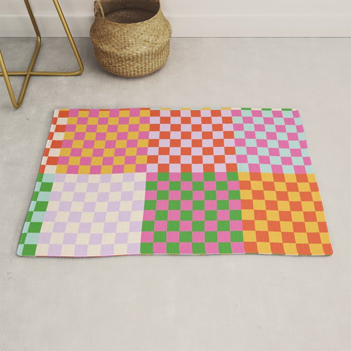 Happy patchwork Rug Gallery Image 1