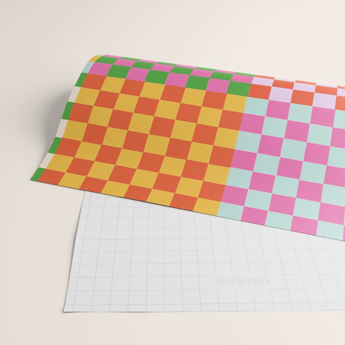 Happy patchwork Wrapping Paper Gallery Image 2